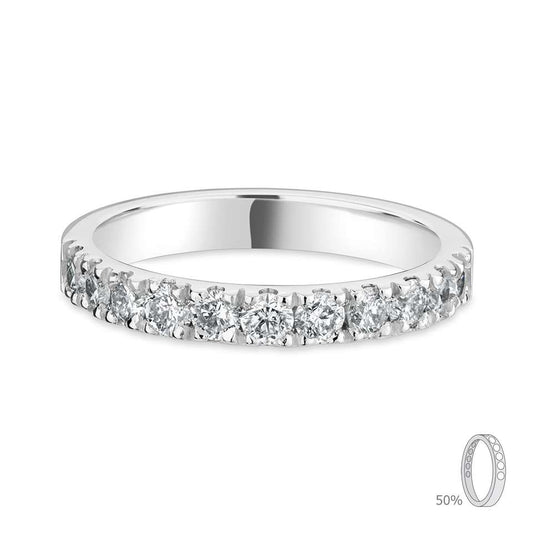 HALF WAY SET DIAMOND BAND
